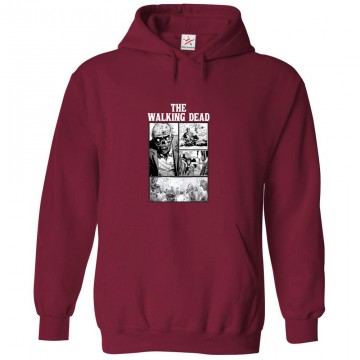 Zombie Apocalypse Film Unisex Kids and Adults Pullover Hoodie for Horror Movie Fans